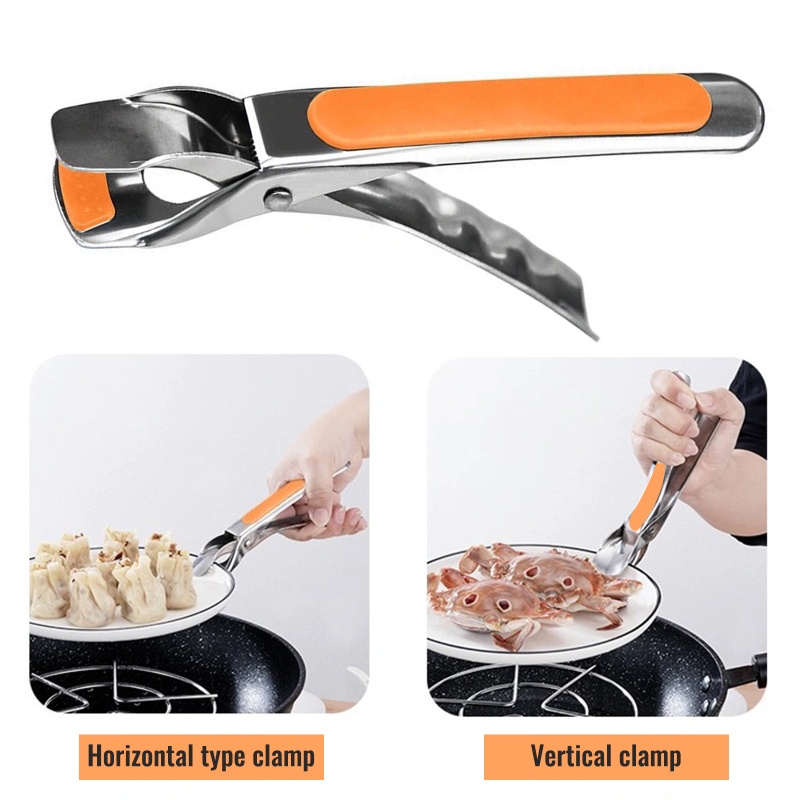 Giá Đỡ Chén Dĩa Chống Bỏng Bằng Thép Không Gỉ Tiện Dụng Cho Lò Vi Sóng