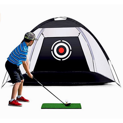 NEW 2022 - Bảo hành 1 năm - Loại 1 - combo lều chắn golf 0.95x0.85m + thảm golf 0.3x0.6m, dòng cao cấp