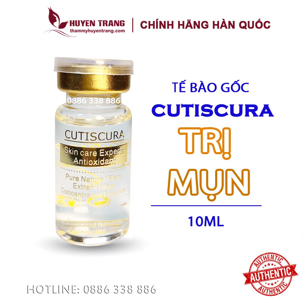 Tế Bào Gốc Hàn Quốc CUTISCURA Mụn, Trắng Da, Trẻ Hóa, Nám Tàn Nhang - Thẩm Mỹ Huyền Trang