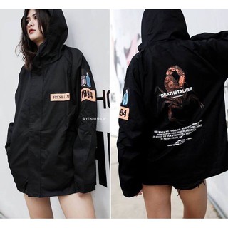 [Đủ 3 size M L XL] Áo Khoác Kaki DeathSta 1994 ( kèm ảnh thật )