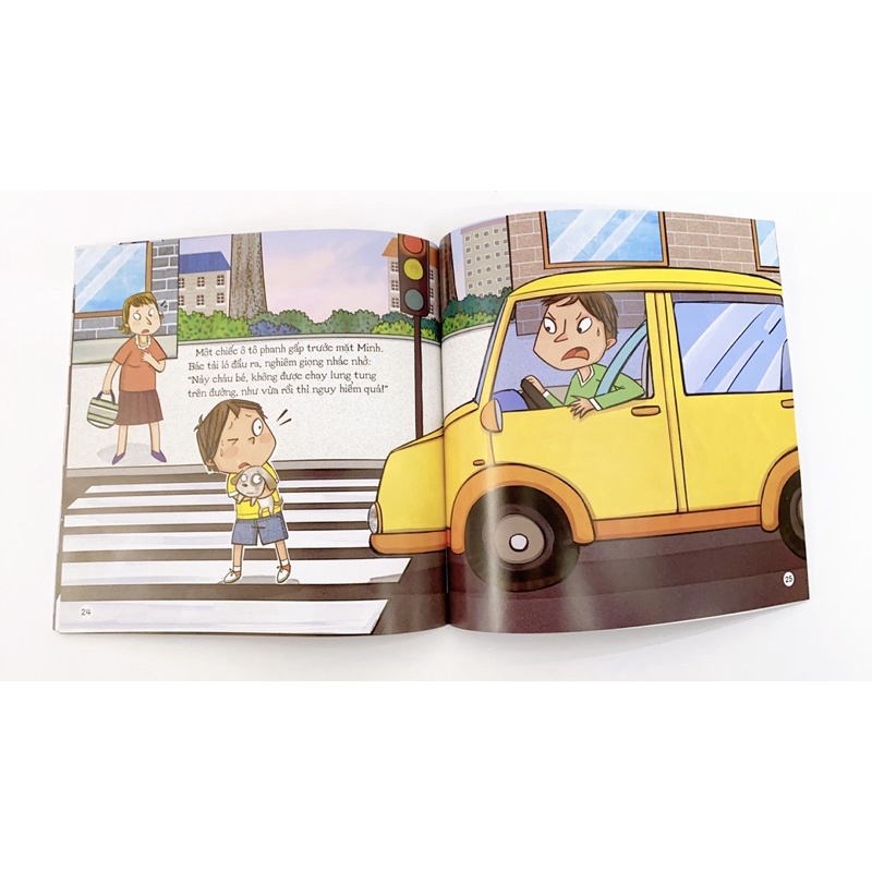 Sách - Bé an toàn mỗi ngày 5 cuốn Nếu Không Chấp Hành Luật Lệ Giao Thông Thì Sao? Nếu Không Tuân Thủ