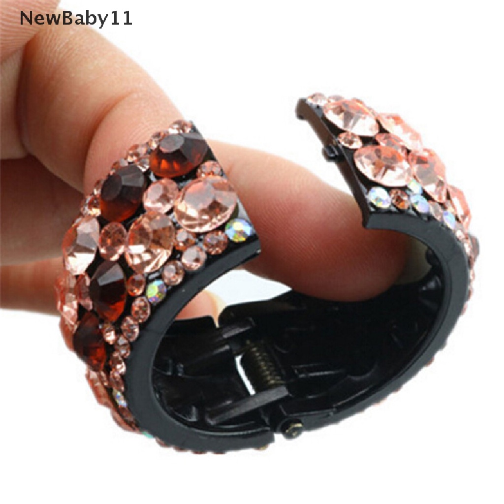 Kẹp Tóc Càng Cua Đính Kim Cương Pha Lê Mini