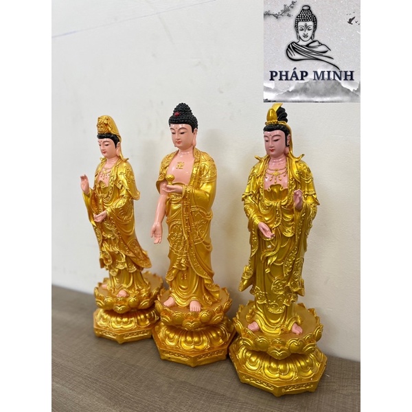 Tôn Tượng Tam Thánh Tây Phương 50cm