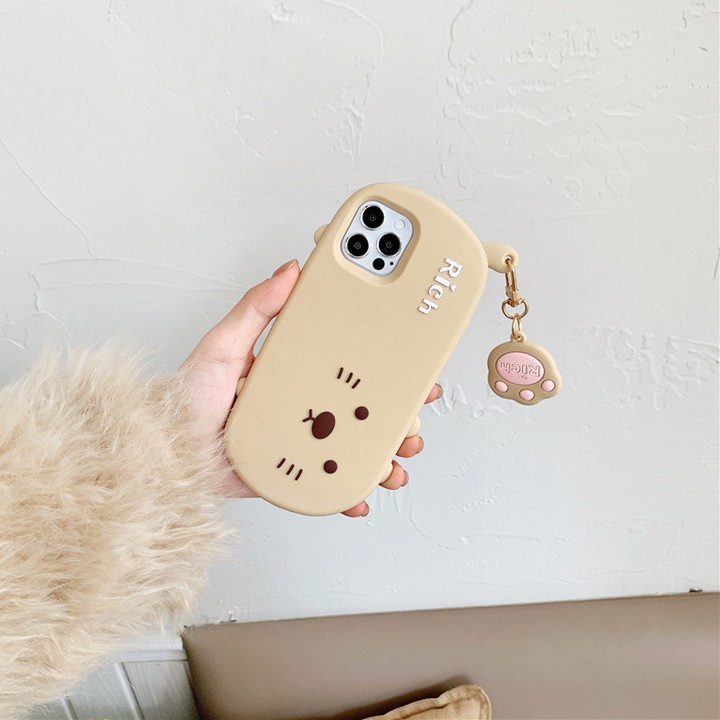 Ốp Lưng RichCat cho iPhone 6/6S/7/8/6Plus/6SPus/7Plus/8Plus/X/XS/XR/XSMax/11/12/13 chất silicon đủ dòng máy - Mã TZAC250