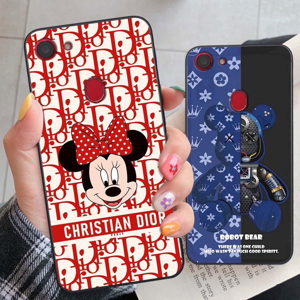 Ốp lưng Oppo F5 / F7 hình thương hiệu, thời trang, cute, đáng yêu