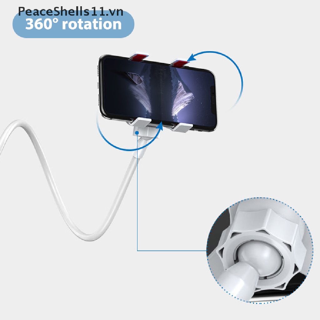 [PeaceShells] 360° Giá Đỡ Điện Thoại Cánh Tay Dài Linh Hoạt Tiện Dụng