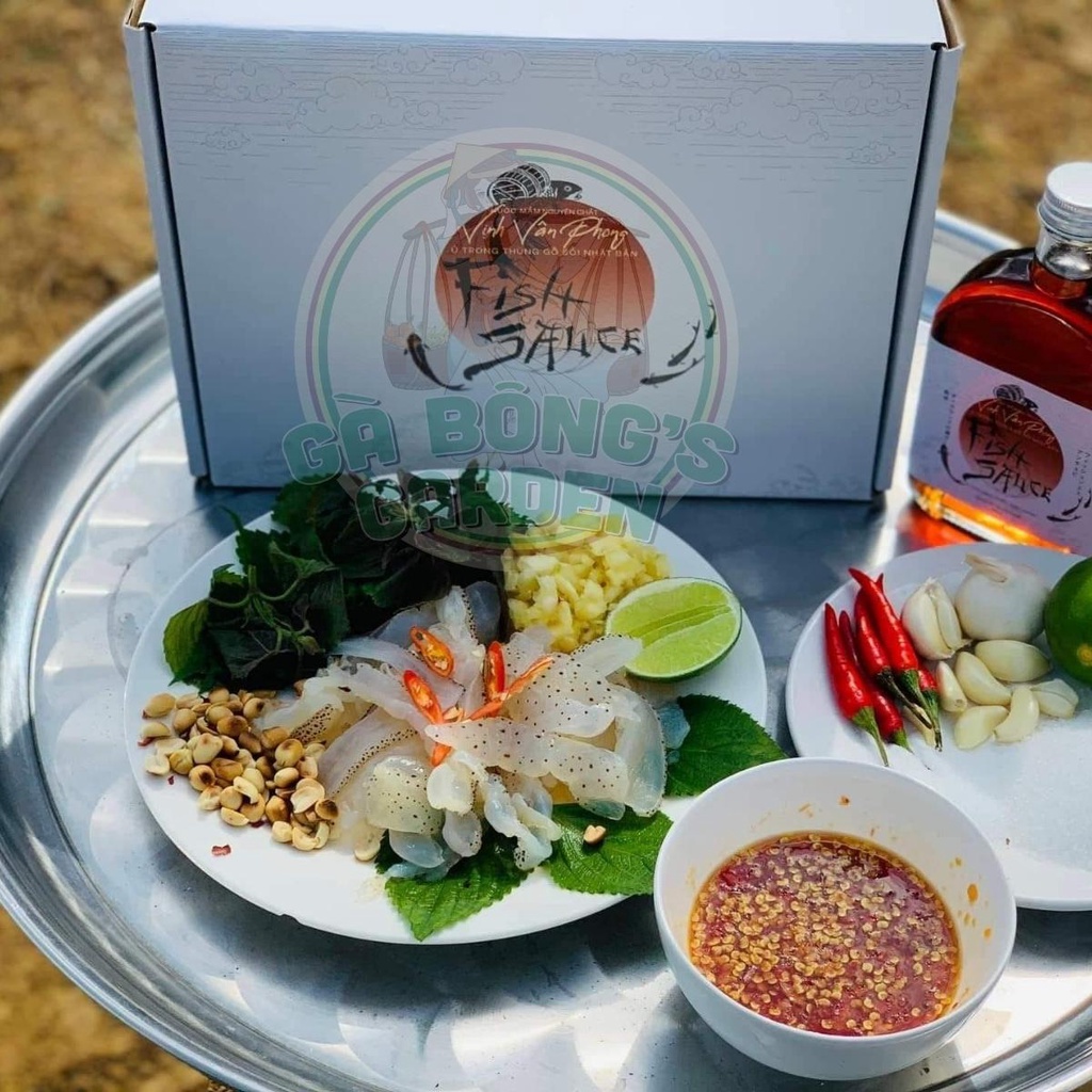 Nước Mắm Cá Cơm Nguyên Chất Vịnh Vân Phong The Moshav Farm Lên Men Tự Nhiên Hộp 2 chai 330ml