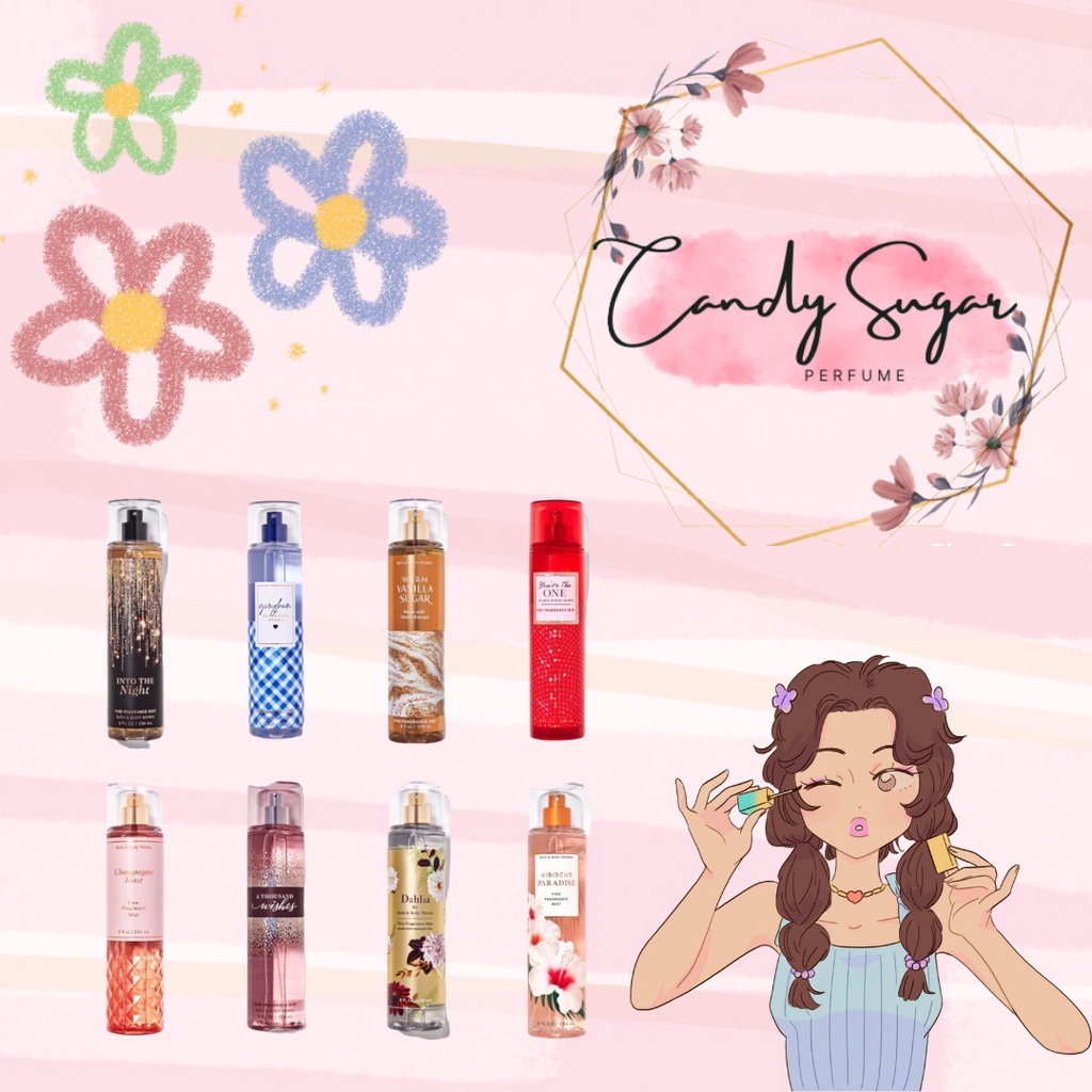 Xịt thơm toàn thân lưu hương Bath and Body Works 10ml Ver 3