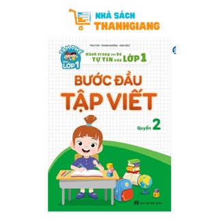 Sách - Bước đầu tập viết (Quyển 1 và Quyển 2)