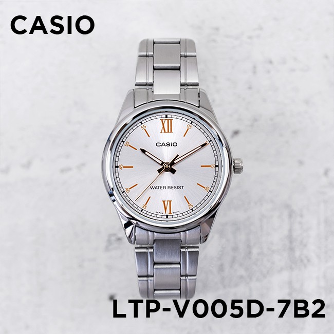 Đồng hồ nữ dây kim loại Casio chính hãng Anh Khuê LTP-V005D-7B2UDF (28mm)