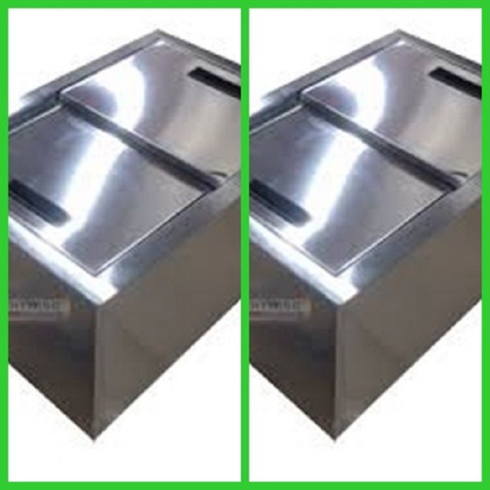 thùng đá inox âm quầy bar