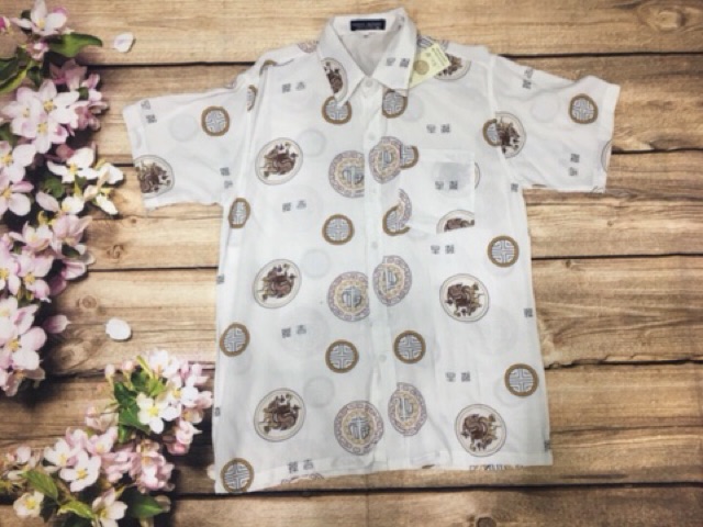 Áo sơ mi nam đại gia vải tôn mát