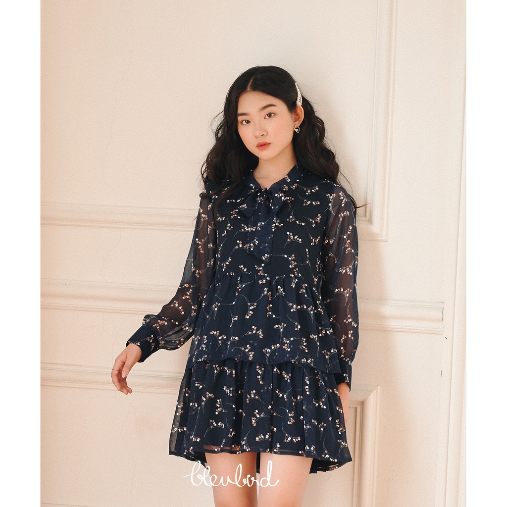 [Mã WABRWA15 giảm 15% đơn 300K] BLEUBIRD Váy voan Luna hoa li ti | BigBuy360 - bigbuy360.vn