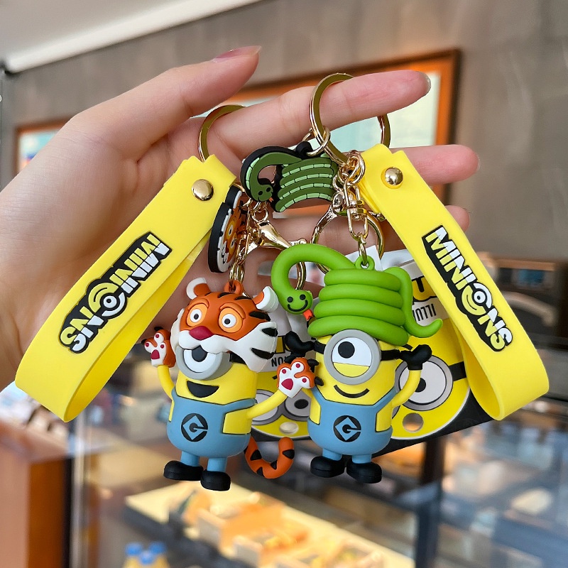 Móc khóa Minions độc lạ, dễ thương, chắc chắn, màu sắc sặc sỡ hàng loại 1 jaymi
