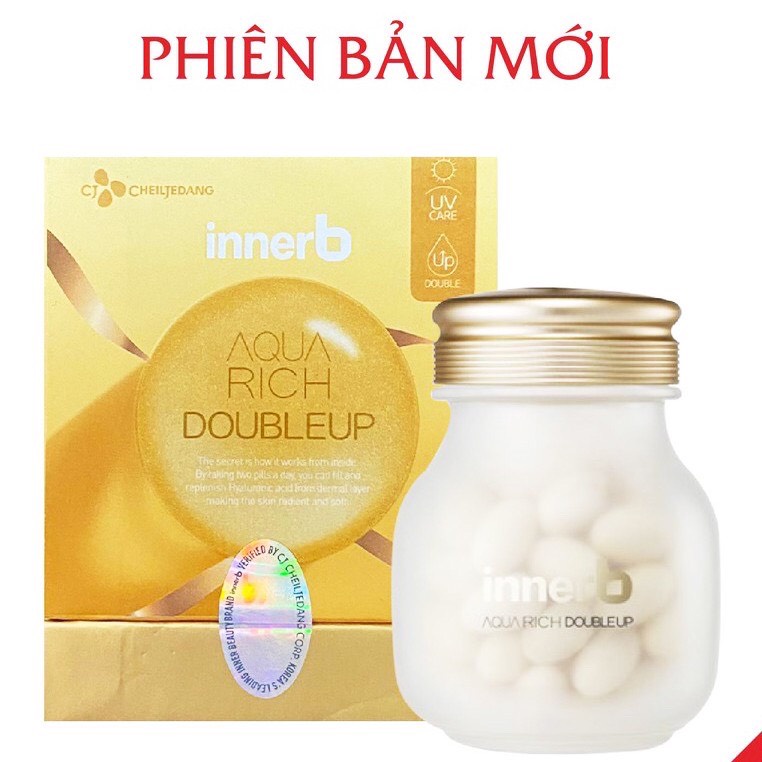 Viên Uống Cấp Nước Innerb Aqua Rich, Bảo Vệ Sức Khỏe, Phiên Bản Mới - Hộp 70 Viên [ CHÍNH - HÃNG ]