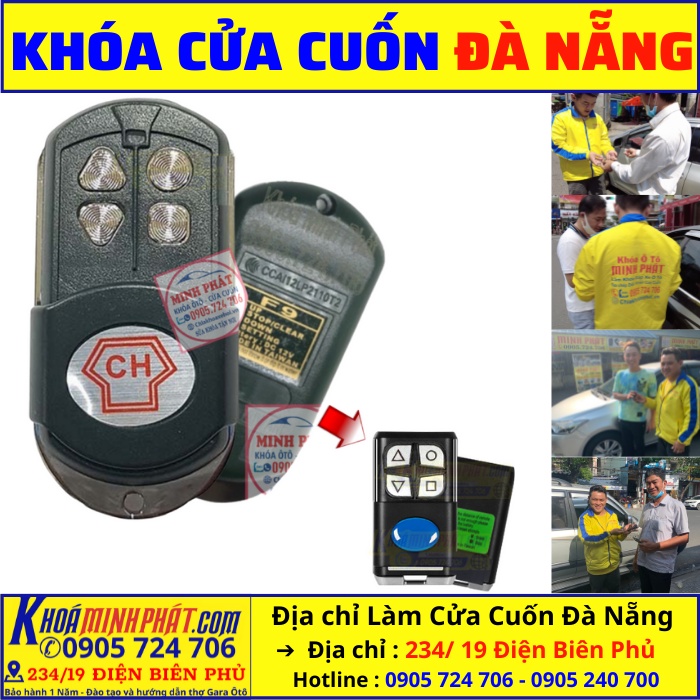 Remote Cửa Cuốn đà nẵng học lệnh 315/433/350/310mhz HL3
