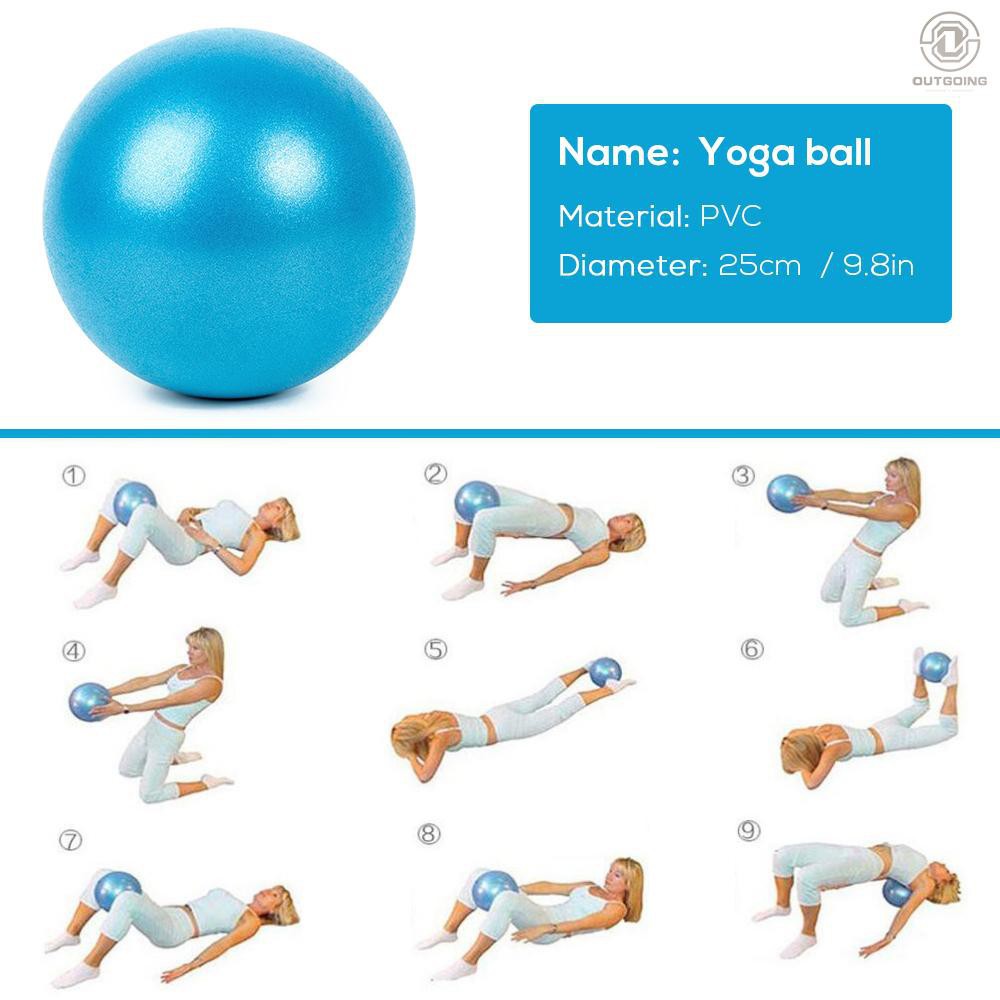 Bóng hỗ trợ tập Gym-Yoga kích thước 25cm