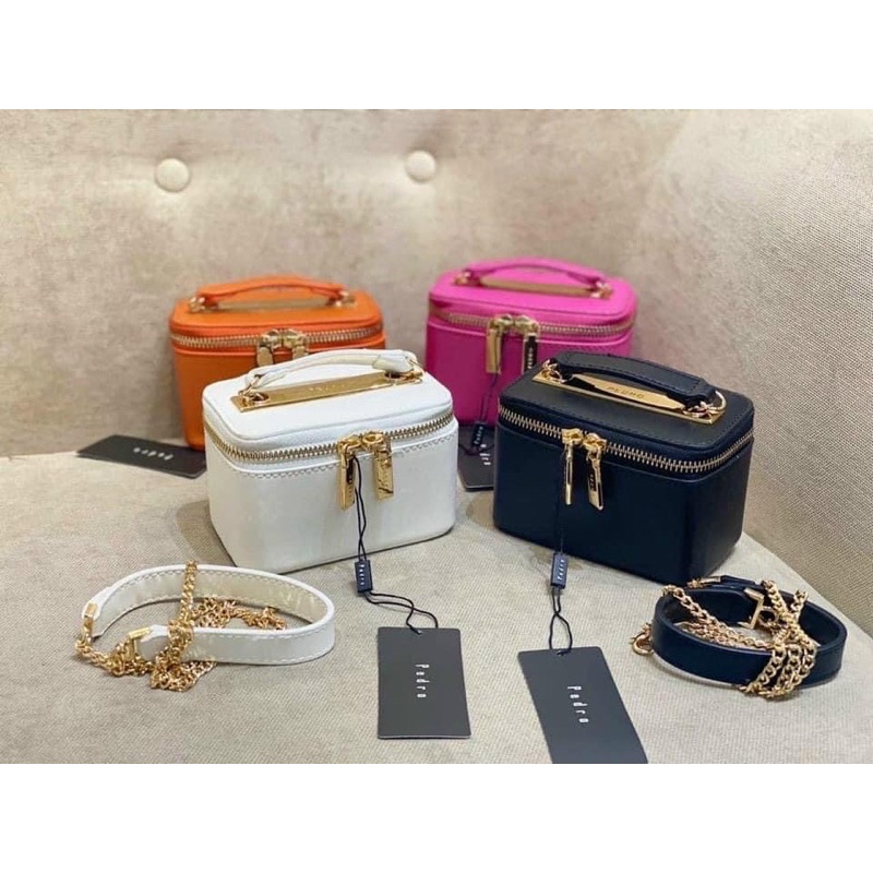 Cốp mini pe rô cỡ 14cm-ko đe vưa dt (full box) kèm túi vải - HANA BAG