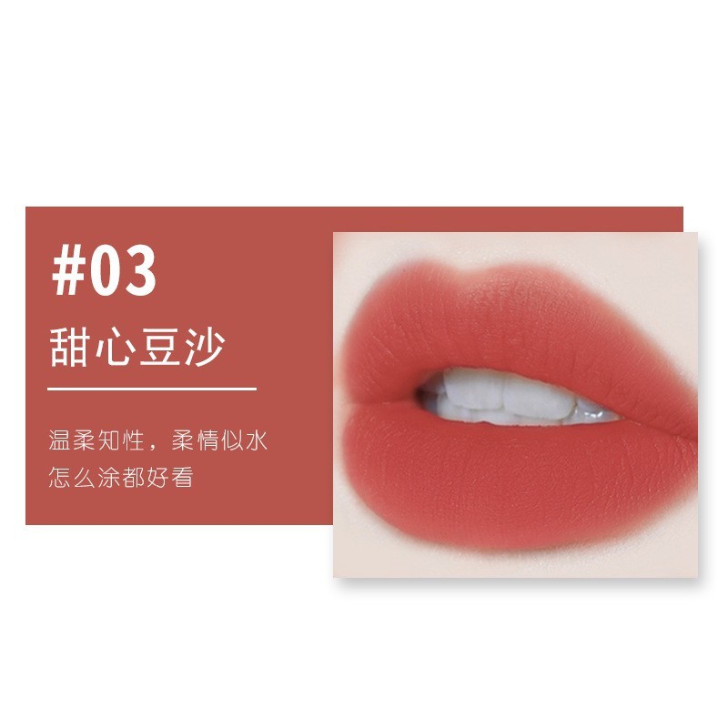Son Kem Bóng Nhung Mịn Tint Lì Lameila Velvet Lip Glaze Dưỡng Ẩm Chống Thấm Nước | BigBuy360 - bigbuy360.vn