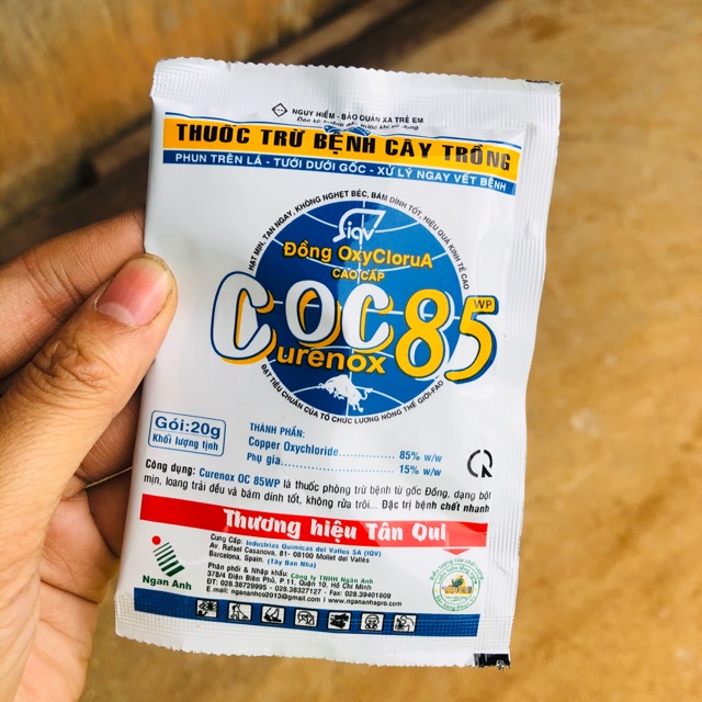 COC 85 - thuốc trị nấm cho sen đá,xương rồng, cây cảnh