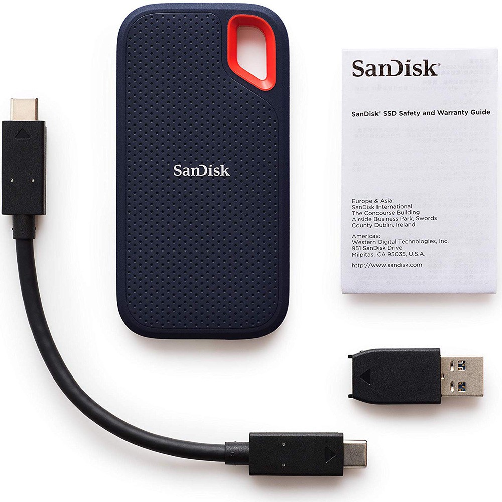 [Mã 55ELSALE2 giảm 5% đơn 3TR] Ổ cứng di động External SSD Sandisk Extreme E61 USB 3.1 Gen2 1TB SDSSDE61-1T00-G25