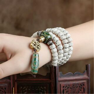 CHUỖI BỒ ĐỀ TINH NGUYỆT 108 HẠT +HẠT DZI