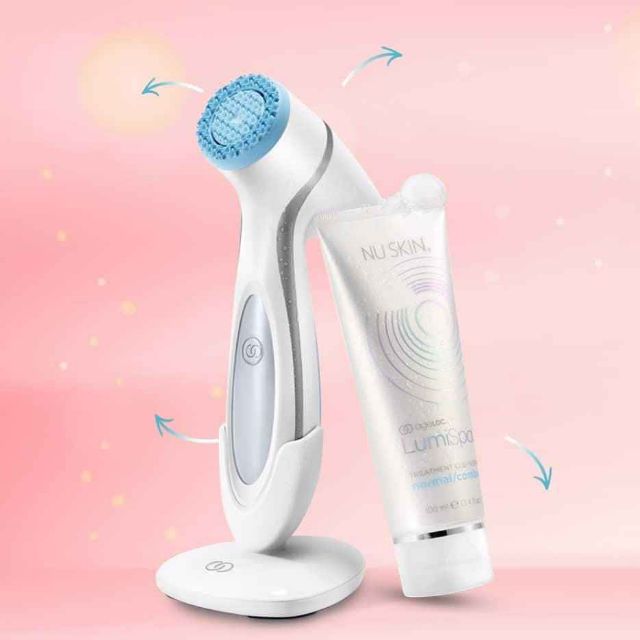 (Hàng Công ty-Nuskin_Bảo Hành 2 năm) Máy Rửa Mặt LumiSpa Nuskin + Sữa rửa mặt NUSKIN | BigBuy360 - bigbuy360.vn