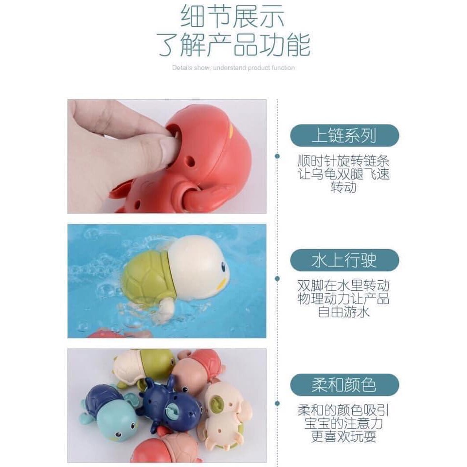 ĐỒ CHƠI CÁ RÙA CHẠY CÓT THẢ BỒN TẮM, BỂ BƠI TIỆN LỢI.(1 CON)