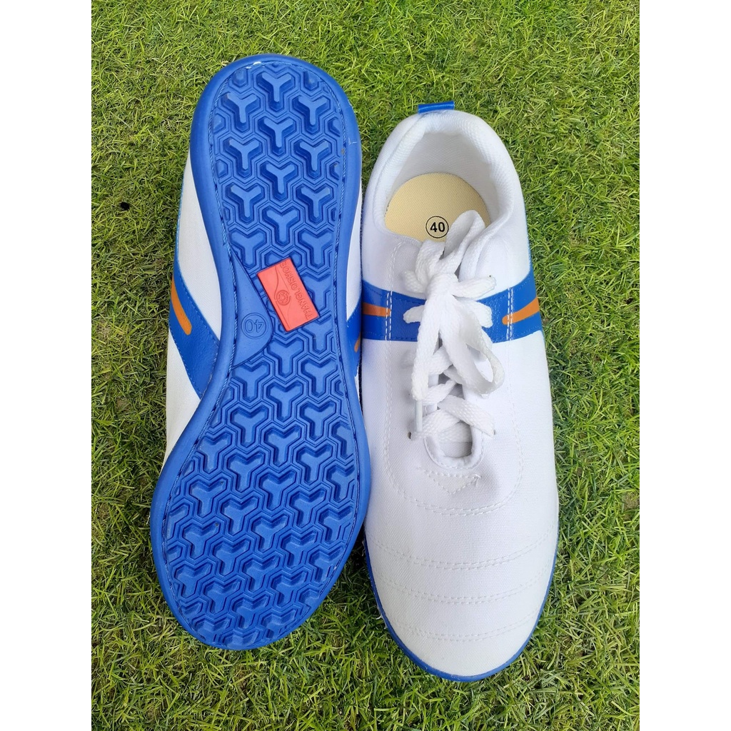 Giày bóng đá THANGLOISHOES ,giày vải vá da  cao cấp khâu full đế, bảng size trên ảnh