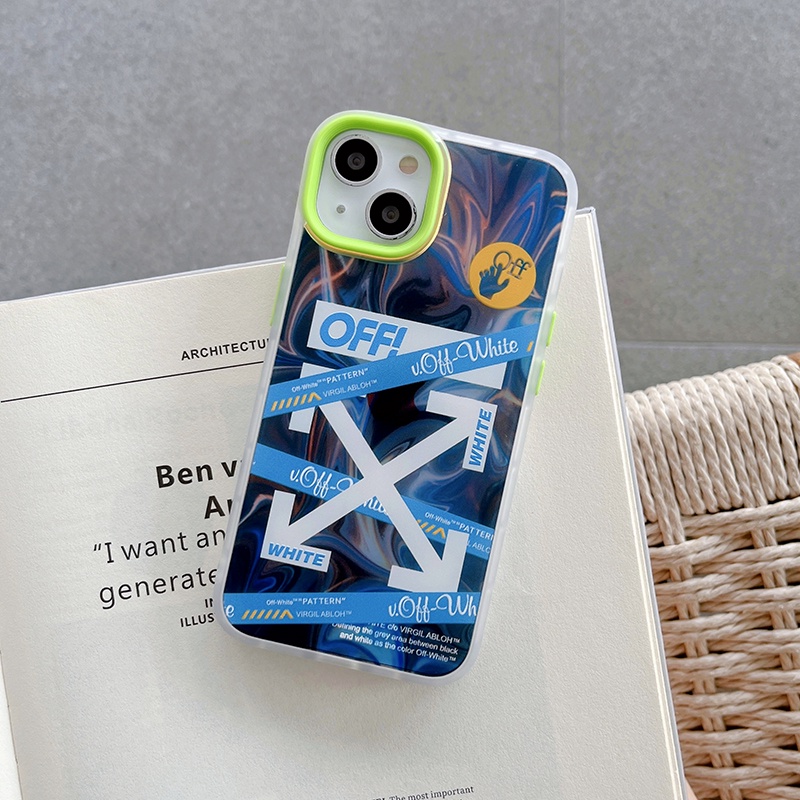 Ốp Điện Thoại In Logo OFF WHITE Sang Trọng Cho iphone 13 Pro Max i13 13pro 11ProMax i11 iX Xs XR Xs Max 7plus 8plus 12Pro 12 Pro Max