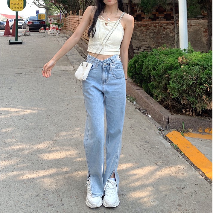 Áo croptop XIAOZHAINV không tay thời trang mùa hè dành cho nữ