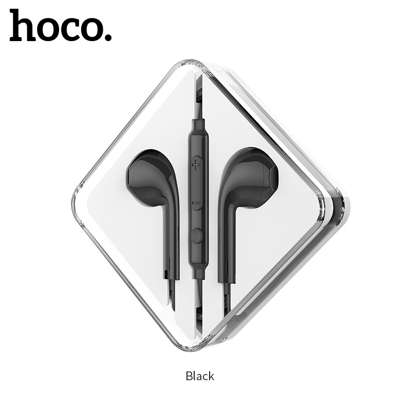 Tai nghe nhét tai HOCO.M55 có dây chuẩn 3.5mm thích hợp cho máy tính bảng Laptop Android