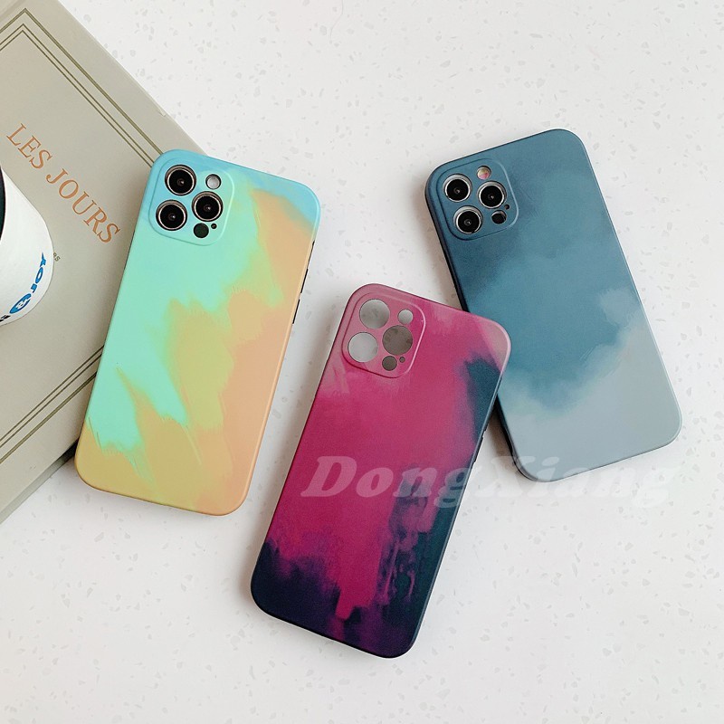 Ốp điện thoại cho Samsung Galaxy A03S A12 A10 A20S A51 A71 A11 A20 A30 A30S A50 A50S J4 Plus J7 Prime Cover Rain