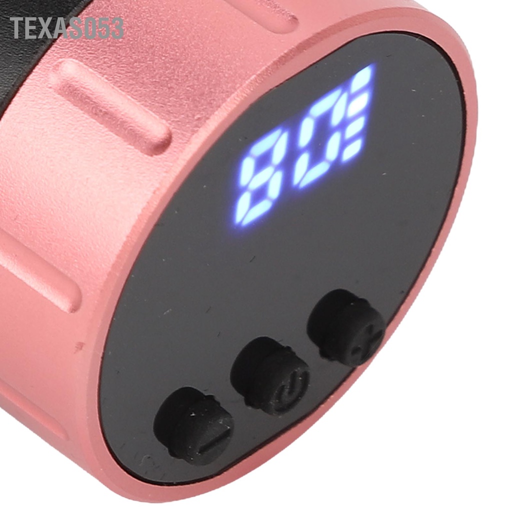 [Hàng Sẵn] Nguồn Điện Máy Xăm - Pin Hình xăm 1300mAh RCA không dây Màn hình kỹ thuật số【Texas053】