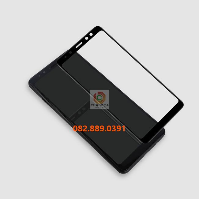 Kính cường lực Samsung A8 2018 full màn, full keo, không li ti