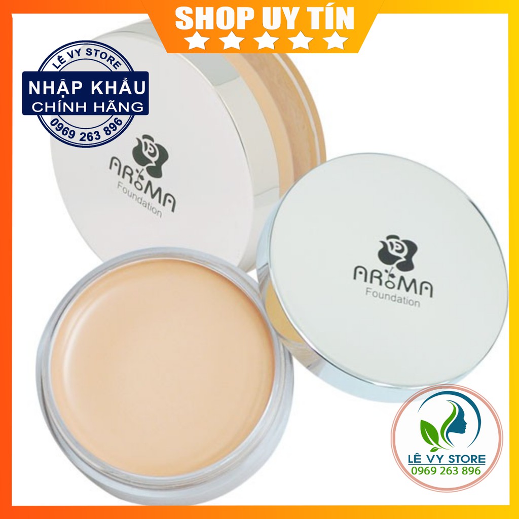 Kem che khuyết điểm AROMA natural BB cover foundation 4in1- Chính Hãng