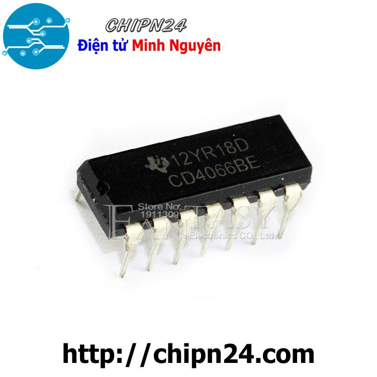 [2 CON] IC CD4066 DIP-14 (CD4066BE 4066)