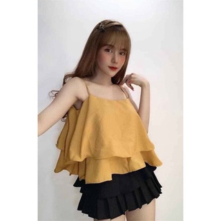 Áo voan 2 dây sexy nhiều màu