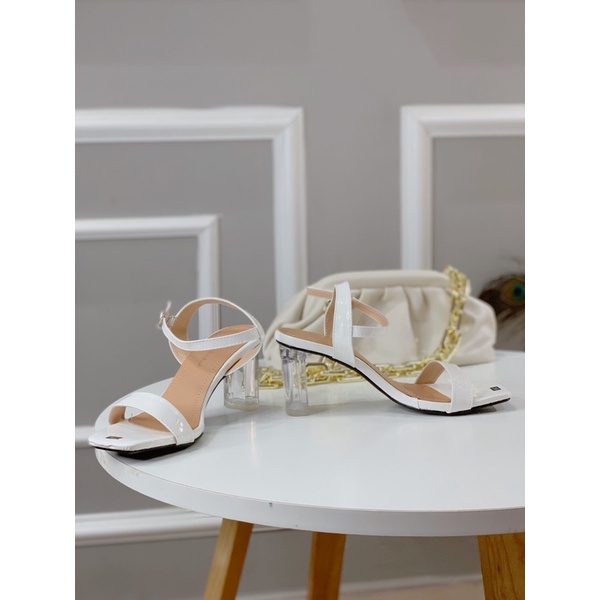HÀNG VỀ CÓ SẴN!!!Sandal quai ngang gót mika 5cm và 9cm