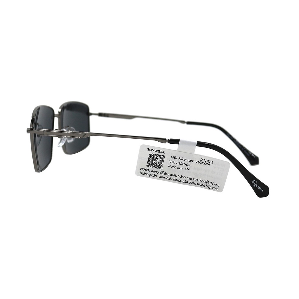 (Hàng chính hãng) Kính mát nam nữ Vigcom VG2228 màu sắc thời trang