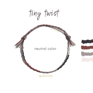 Vòng tay sợi mảnh (1mm) handmade Tiny Twist