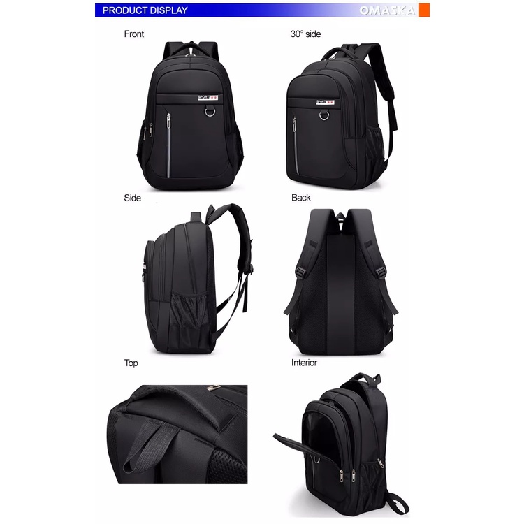 [Mẫu hot - Cao 48cm] Balo nam đi học đi làm đựng laptop 15.6 inch cao cấp kiểu dáng Hàn Quốc, chất liệu dày dặn
