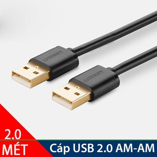 Cáp usb 2.0 hai đầu đực dài 2mét ugreen 10311
