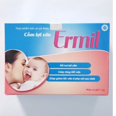 Cốm lợi sữa Ermil.