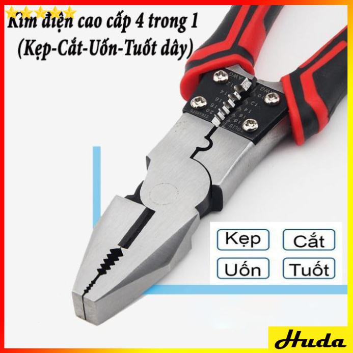 Kìm điện cộng lực đa năng CRV cao cấp - Cắt đứt mọi kim loại  -  đồ làm mộc