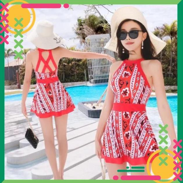 [SIÊU HOT] Bikini đồ bơi nữ, áo tắm liền thân, kiểu dáng váy đi biển | BigBuy360 - bigbuy360.vn
