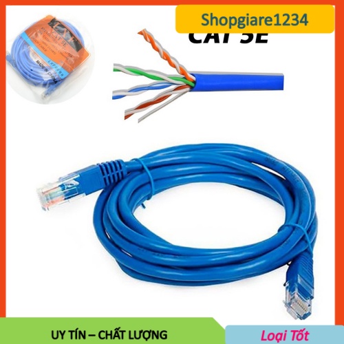 Cáp Mạng Bấm Sẵn 2 Đầu 25m, 30m, 35m, 40m bấm sẵn 2 đầu UTP CAT5E HX
