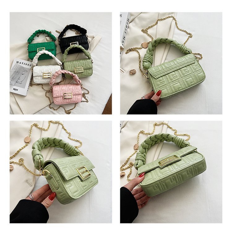 Túi Đeo Vai Hình Vuông Cỡ Nhỏ Thêu Họa Tiết Độc Đáo Thời Trang Cho Nữ