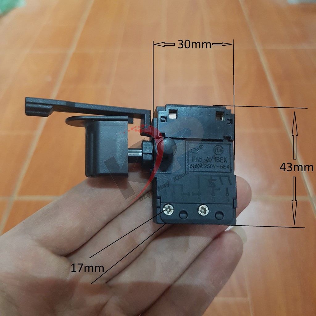 Công tắc máy đục, gạt máy mài & trượt máy, máy khoan,  máy soi gỗ,  cắt gạch