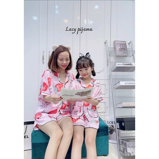 m4-6 : bộ lụa mẹ con 3 chất mango cực mát - blmc3